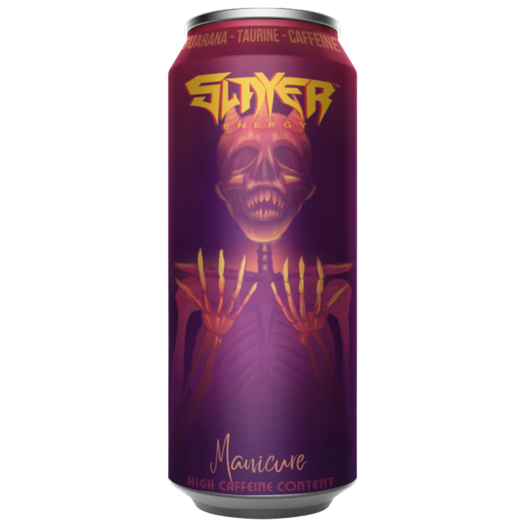 Slayer energy drink artist can mock up Able Crow Judes Art Shop